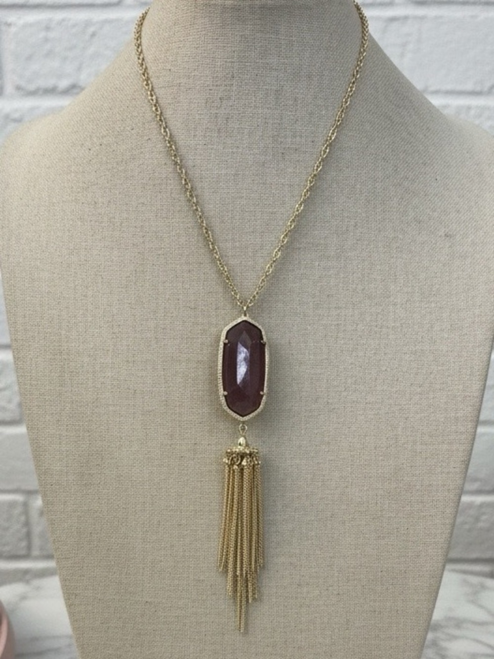Kendra Scott Rayne Pendant Tassel Necklace